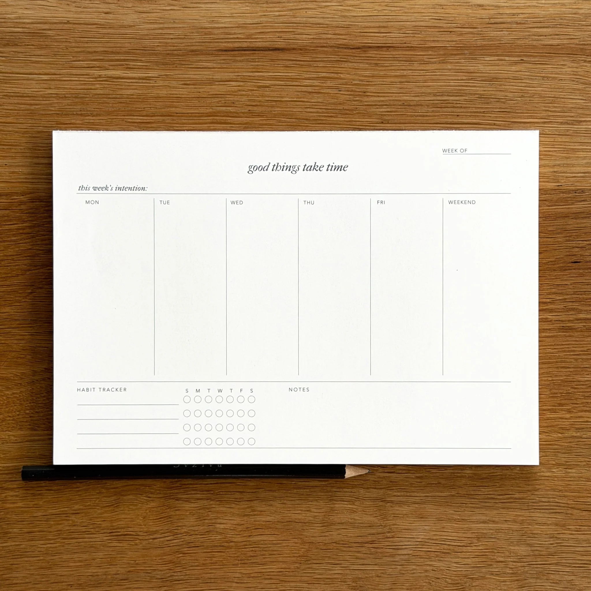 Good Things Habit Tracker Weekly Notepad - Image 5