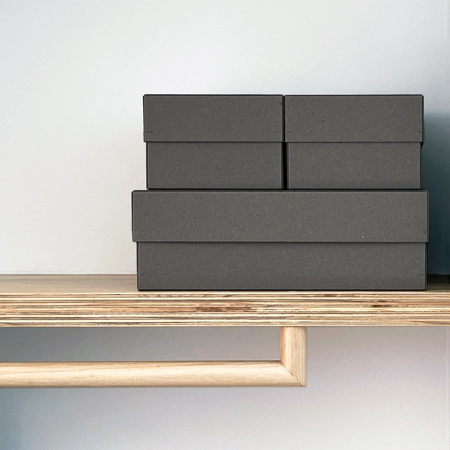 Wms&Co. Brutalist Storage Boxes: Black - Image 6