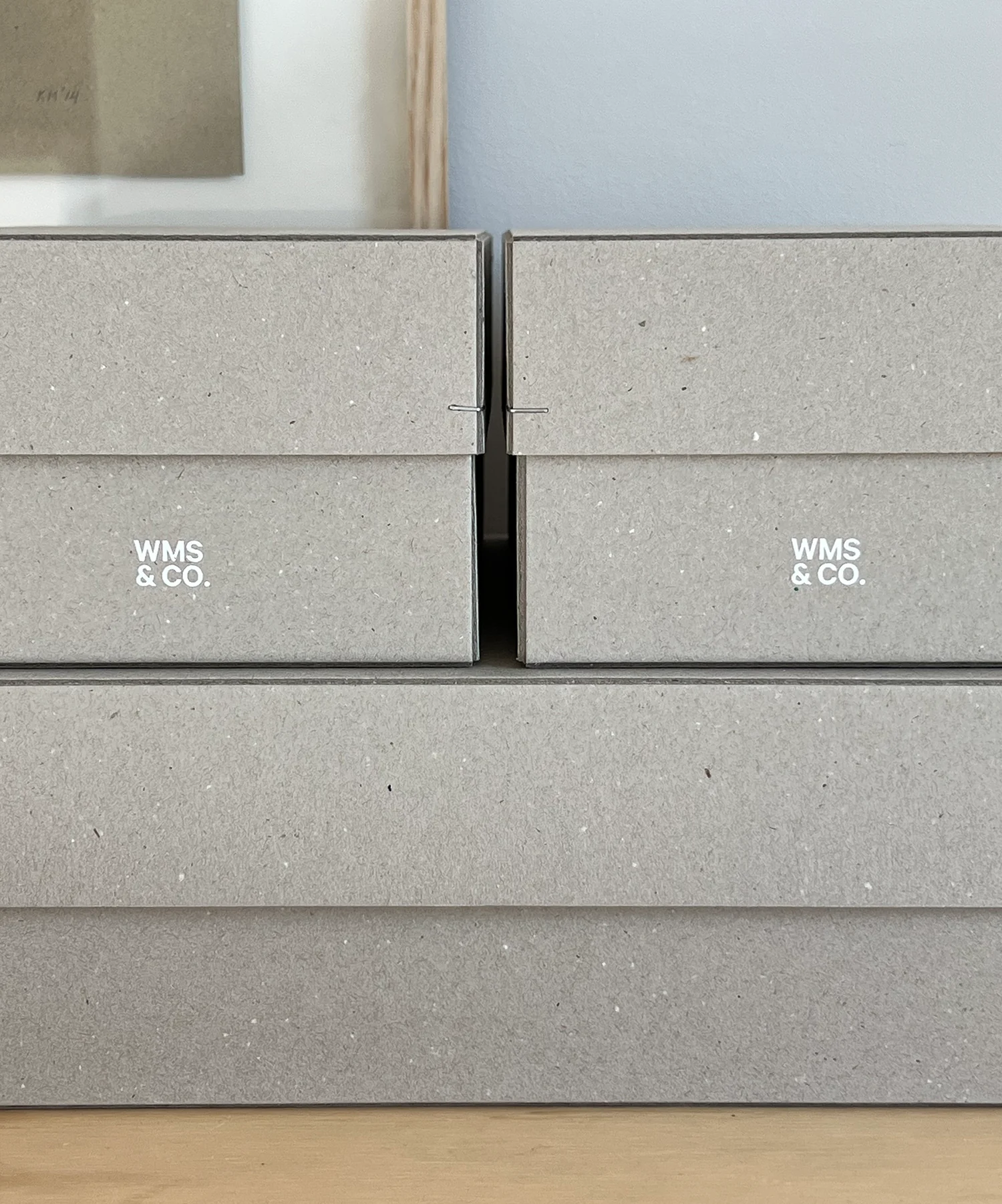 Wms&Co. Brutalist Storage Boxes: Grey - Image 4