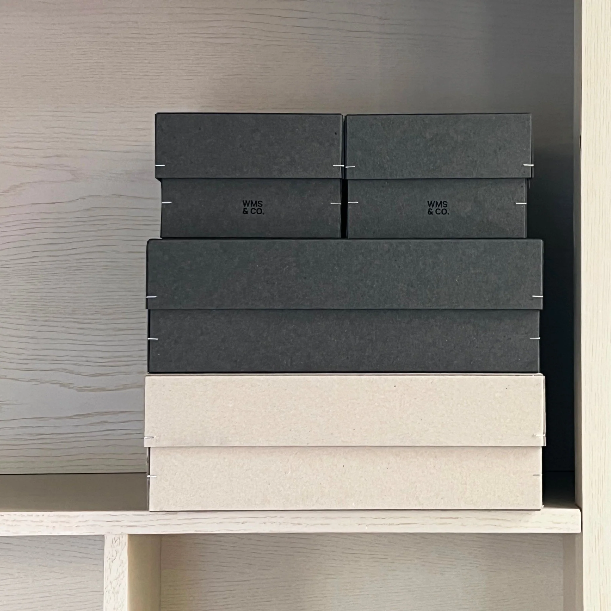 Wms&Co. Brutalist Storage Boxes: Grey - Image 9