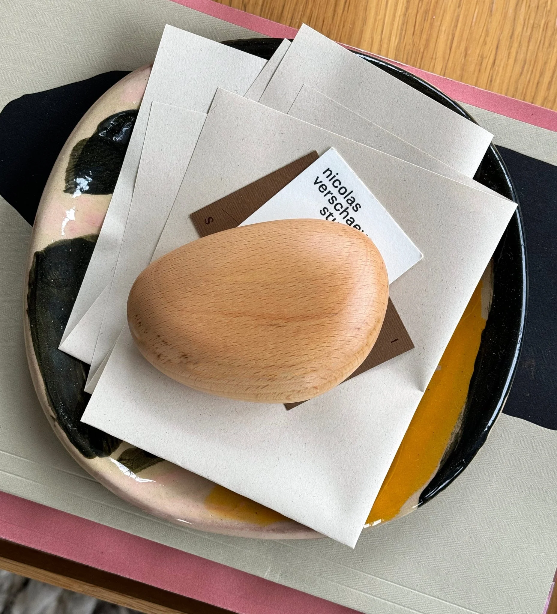 Wood River Stone Paperweight - Image 3
