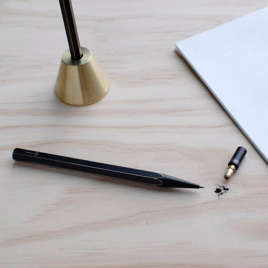 Ystudio Classic Black/Brass Mechanical Pencil - Image 3