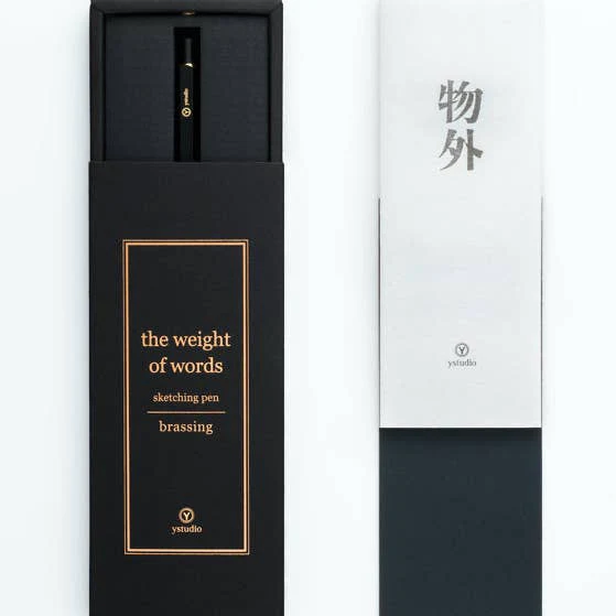 Ystudio Classic Black/Brass Mechanical Pencil - Image 6