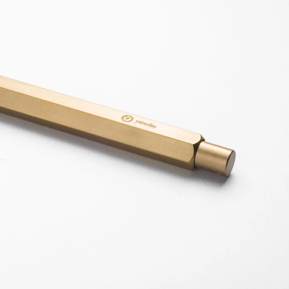 Ystudio Classic Brass Mechanical Pencil - Image 4